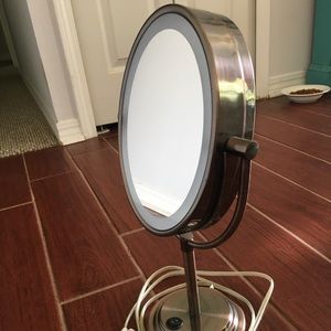 Conair Oiled Bronze Finished Double Sided Mirror